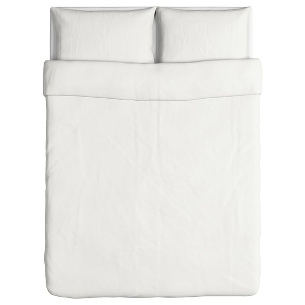 Пододеяльник и 2 наволочки ДВАЛА, белый - схема-чертеж с размерами