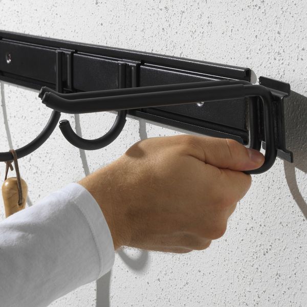 Крючок двойной, черный IKEA БРАНДУР 604.026.31 - фото 2