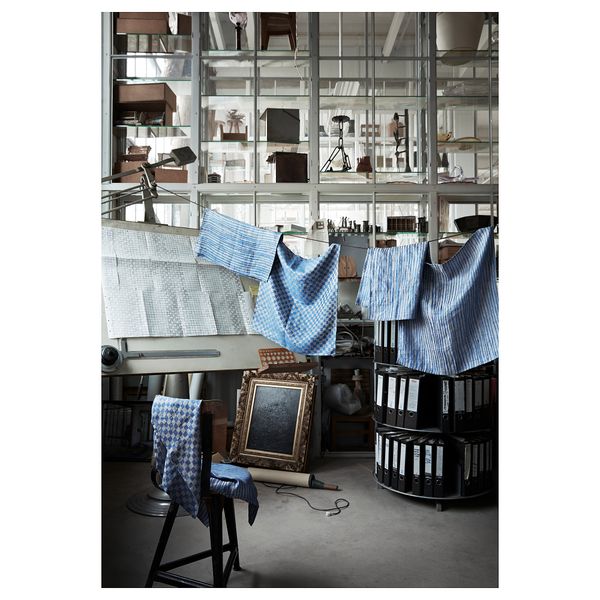 Полотенце кухонное ИНДУСТРИЕЛЛ, синий (60x60 см) - фото 5