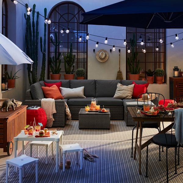 Модульный Угловой 4-местный диван, садовый IKEA SOLLERÖN СОЛЛЕРОН 792.878.91 - фото 3