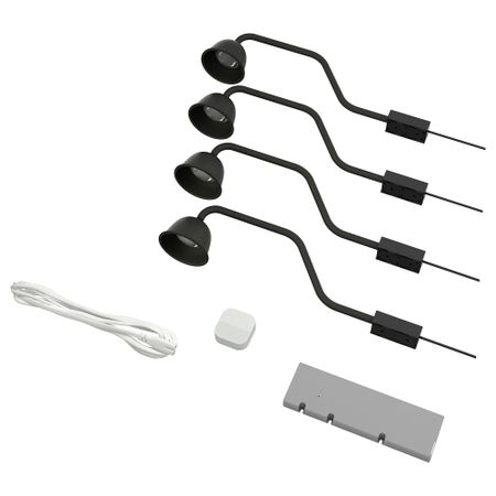 Комплект освещения, черный IKEA TRÅDFRI ТРОДФРИ, TVÄRDRAG 495.201.98