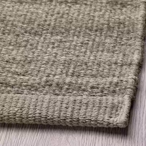TIDTABELL ТИДТАБЕЛЛ Ковер, безворсовый - серый 170x240 см - фото 2