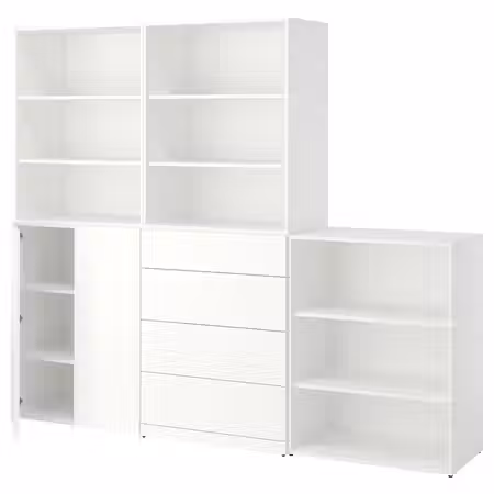 LASTARE ЛАСТАРЕ Комбинация д/хранения - белый 240x42x200 см