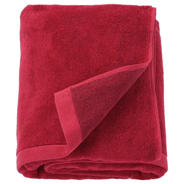 Простыня банная, темно-красный/меланж 100x150 см IKEA HIMLEÅN ХИМЛЕОН 904.429.23 - фото 1