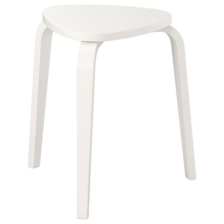 Табурет, белый IKEA KYRRE КЮРРЕ 204.915.30