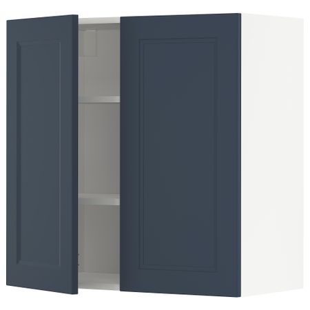 Навесной шкаф с полками, 2 дверцы IKEA METOD МЕТОД 594.650.21