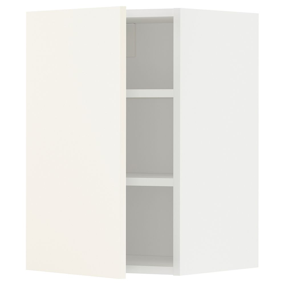 Навесной шкаф с полками, белый, Vallstena белый, 40x60 см IKEA METOD МЕТОД 995.072.55 - фото 1