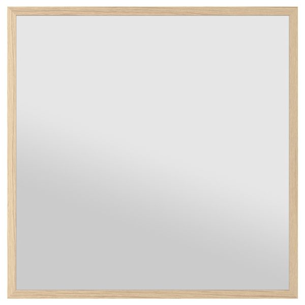 Зеркало СТАВЕ, под беленый дуб беленый дуб (70x70 см) - фото 1