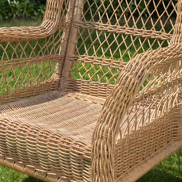 RISHOLMEN РИСХОЛЬМЕН Кресло с подголовником, д/дома/сада - коричневый - фото 2