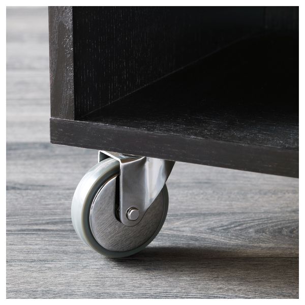 Журнальный стол БУКСЭЛЬ, черно-коричневый (79x79 см) - фото 6