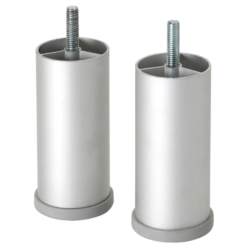 Ножка БЕСТО, круглой формы, серый - схема-чертеж с размерами