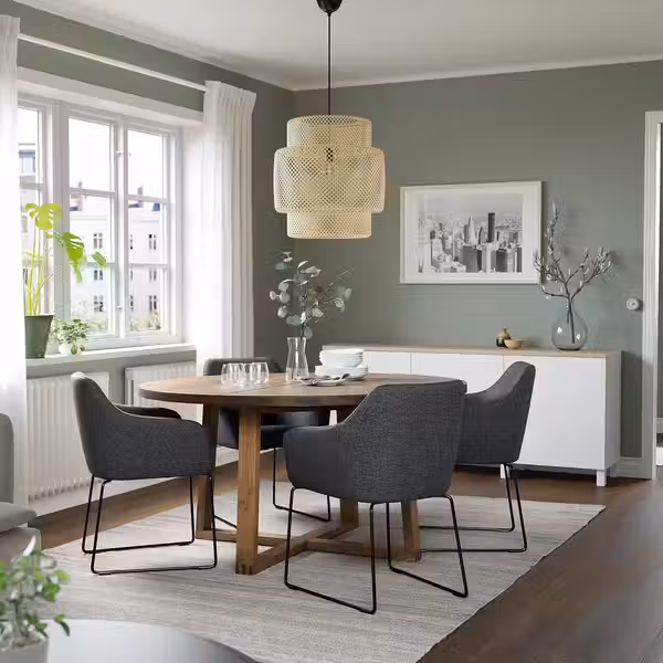 MÖRBYLÅNGA / TOSSBERG Стол и 4 стула - фото 2