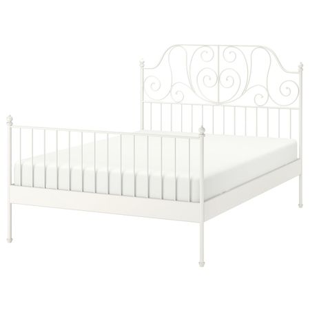 Каркас кровати, белый 140x200 см IKEA LEIRVIK ЛЕЙРВИК 692.772.65