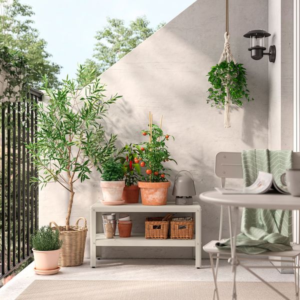 KOLBJÖRN Стеллаж - бежевый для сада/для дома 80x45 см - фото 3