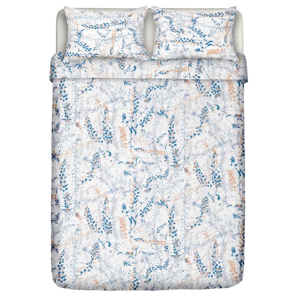 Постельное белье, 4 предм., цветок 200x200/50x70 см IKEA BENVED БЕНВЕД 104.559.19 - схема-чертеж с размерами