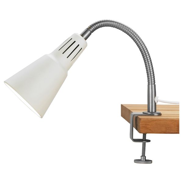 Настенный софит, лампа с зажимом КВАРТ, белый - фото 2