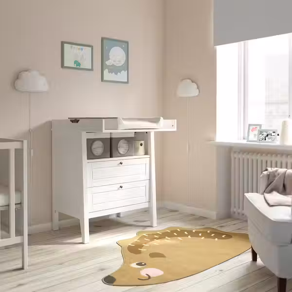 SUNDVIK Пеленальный стол/комод - белый - фото 3