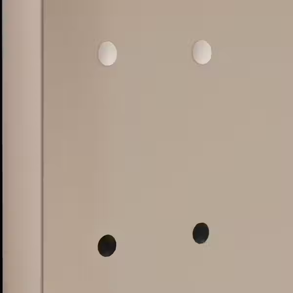 KOMPLEMENT Заглушка - серо-бежевый 100 шт - схема-чертеж с размерами