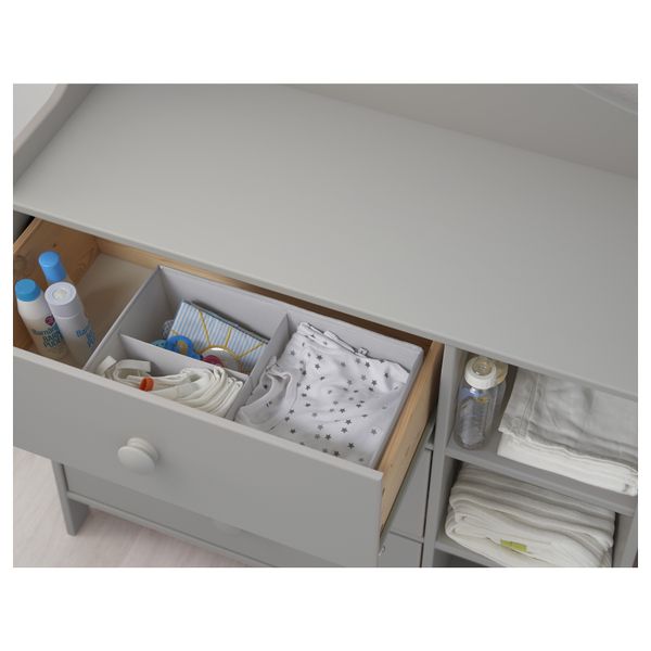 Комод ТРУГЕН, светло-серый (100x108 см) - фото 3