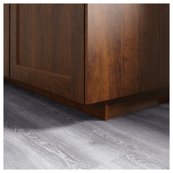 Цоколь ЭДСЕРУМ, под дерево коричневый (220x8 см) - схема-чертеж с размерами