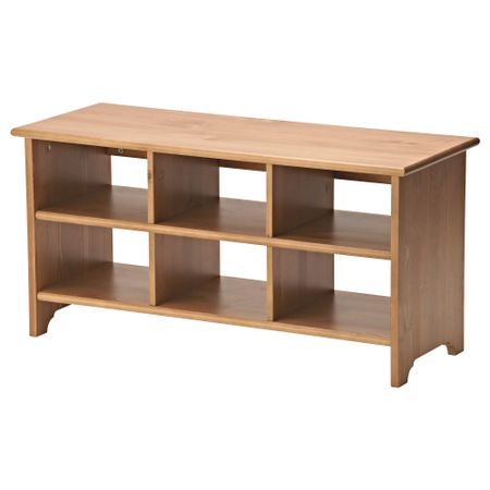 Полка для обуви ЛЕКСВИК, морилка,антик (90 см)