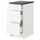 Напольный шкаф с ящиками, глянцевый белый 40 см IKEA KNOXHULT КНОКСХУЛЬТ 203.369.16