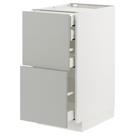 METOD / MAXIMERA Напольн шк 2фасада/2низ/1срд/1вс ящ