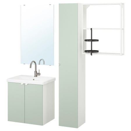 Комплект мебели для ванной,13 предмета IKEA TVÄLLEN ЛЕН ТВЭЛЛЕН, BEGIVENHET БЕГИВЕНХЕТ 194.992.59