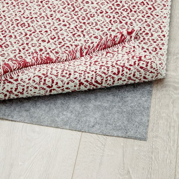 Ковер безворсовый, красный/естественный 80x150 см IKEA RÖRKÄR РЁРКЭР 804.747.35 - схема-чертеж с размерами
