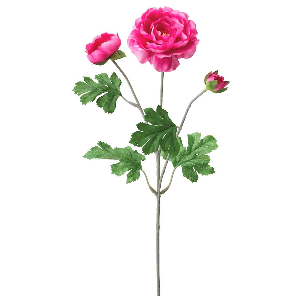 Цветок искусственный СМИККА, лютик розовый (45 см) - фото 1
