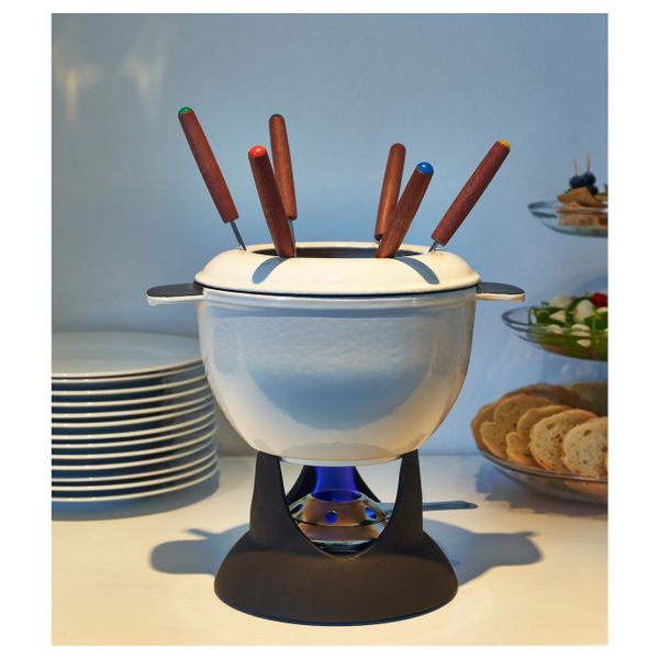 Набор для фондю, белый с оттенком IKEA СЕНИОР 103.791.81 - фото 4