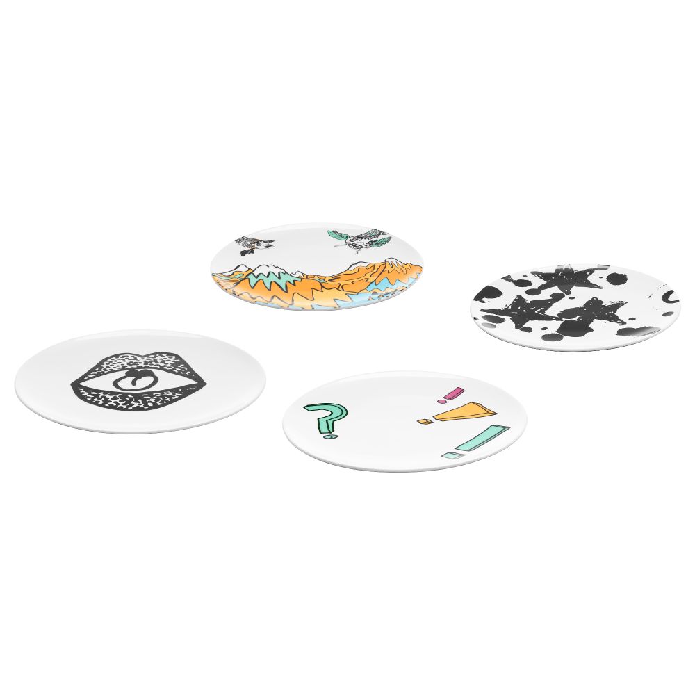 Тарелка СПРИДД, разные цвета (28 см) - фото 1