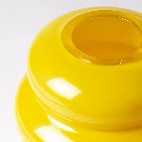 KÄLLARHALS КЭЛЛАРХАЛС Ваза - желтый 22 см - фото 4