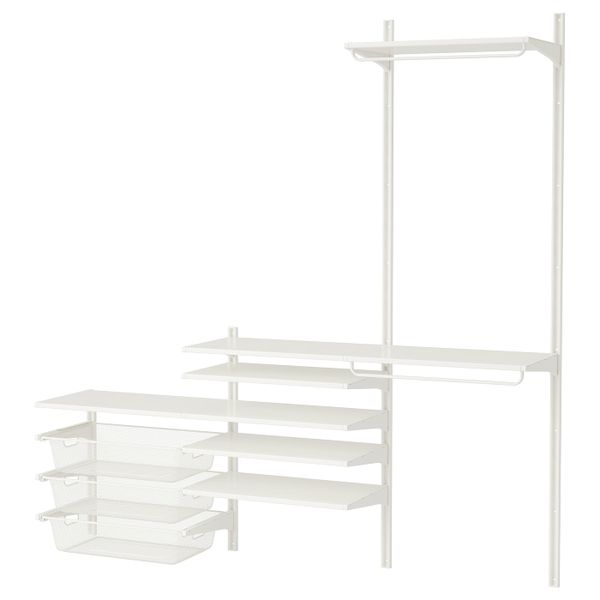 Настенная шина, полка, корзина IKEA АЛЬГОТ 292.772.91 - фото 2