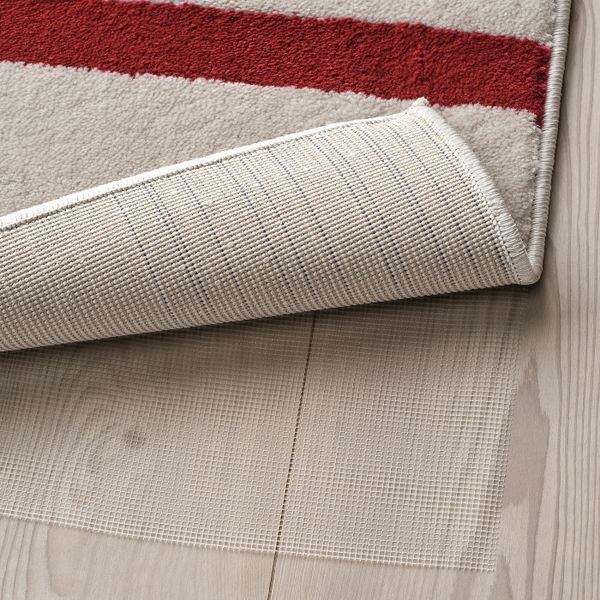 Ковер, короткий ворс, серый/разноцветный 133x195 см IKEA LILLEVORDE ЛИЛЛЕВОРДЕ 904.526.86 - схема-чертеж с размерами