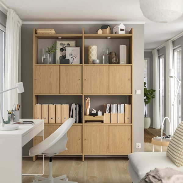 LÅDMAKARE Комбинация для хран с раздв дверц - фото 4