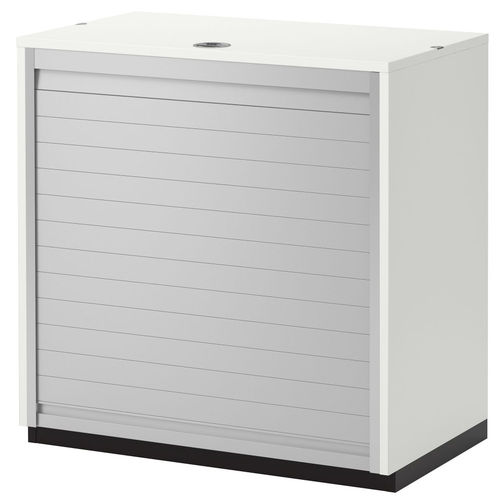 Шкаф с дверью-шторой ГАЛАНТ, белый (80x80 см) - фото 1