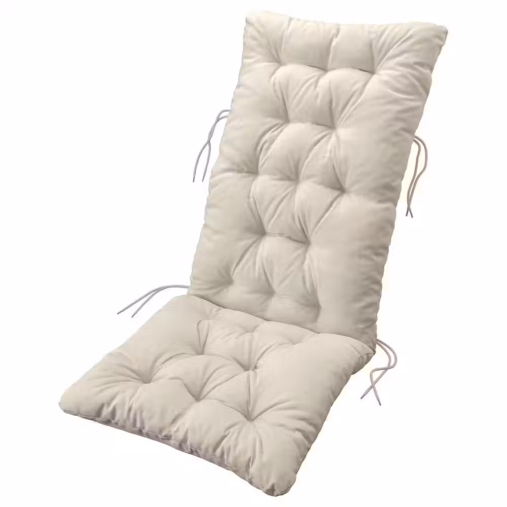 KUDDARNA Подушка на садовую мебель - светлый серо-бежевый 116x45 см - фото 1