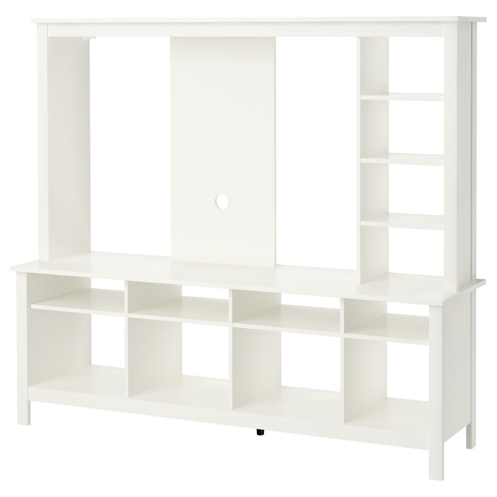 Шкаф для ТВ ТОМНЭС, белый (183x48x163 см) - фото 1