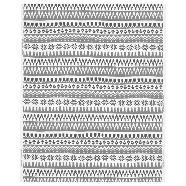 Ткань ВИНТЕР 2017, белый/черный, серый (150 см) - схема-чертеж с размерами