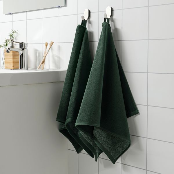 Полотенце, 50x100 см, темно-зеленый, меланж IKEA HIMLEÅN ХИМЛЕОН 305.104.96 - схема-чертеж с размерами