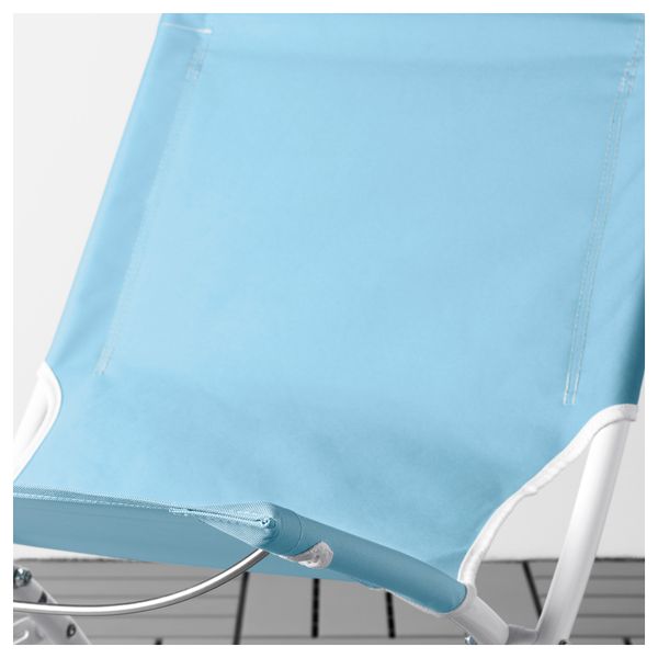 Пляжный стул ХОМЭ, складной, голубой - схема-чертеж с размерами