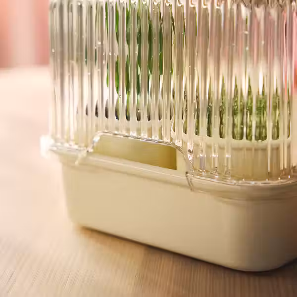 DOFTRIPS Набор д/выращивания рассады - прозрачный/белый с оттенком 16x16x14.5 см - фото 7