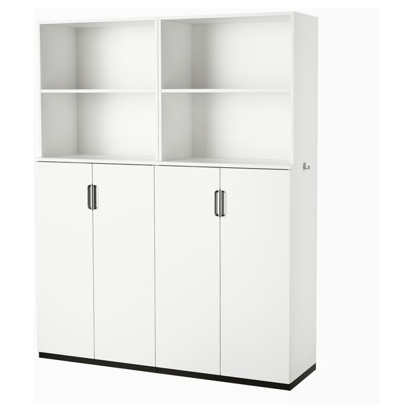 Комбинация для хранения с дверцами ГАЛАНТ, белый (160x200 см) - фото 1