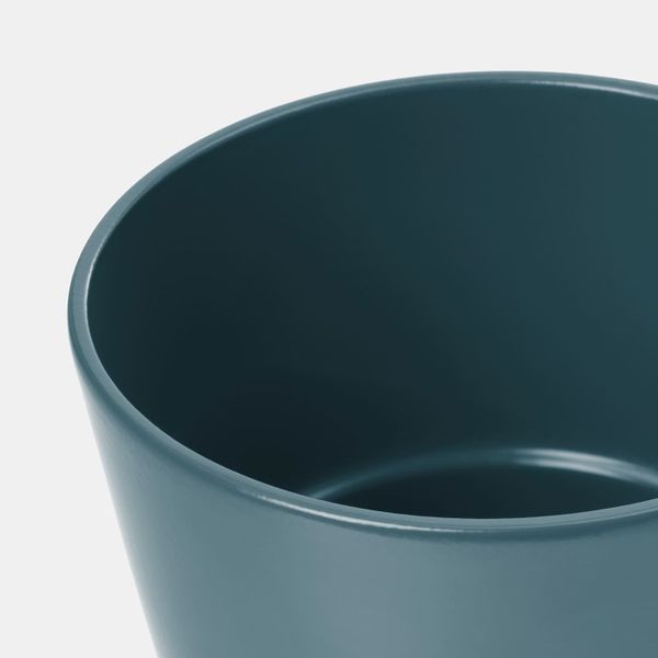 Кашпо, темно-синий 12 см IKEA ПАПАЙА 904.216.90 - схема-чертеж с размерами