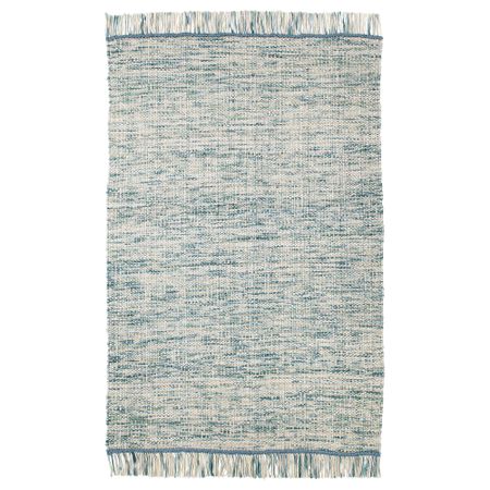 Ковер безворсовый КОПЕНГАГЕН, ручная работа сине-зеленый (133x195 см)