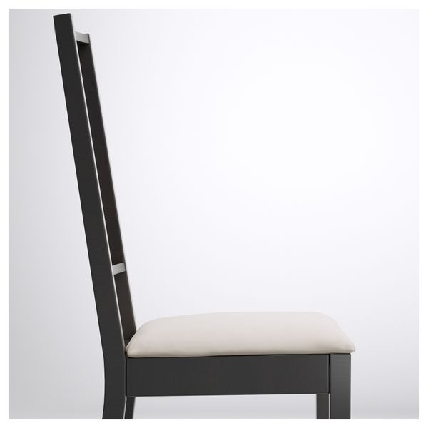 Стул БЁРЬЕ, коричнево-чёрный, Кунгсвик песочный - фото 3