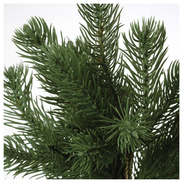 Искусственное растение в горшке ФЕЙКА, рождественская елка (12 см) - схема-чертеж с размерами