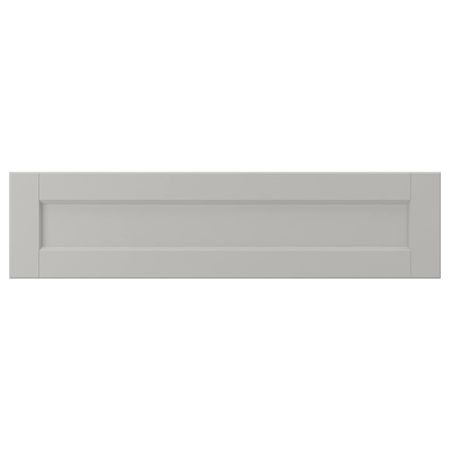 Фронтальная панель ящика, светло-серый 80x20 см IKEA LERHYTTAN ЛЕРХЮТТАН 804.615.73