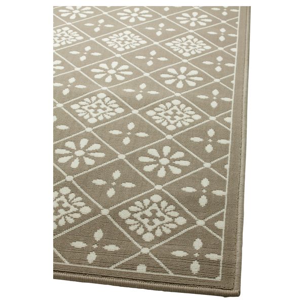 Ковер, короткий ворс СНЭККЕРСТЕН, бежевый (160x230 см) - схема-чертеж с размерами